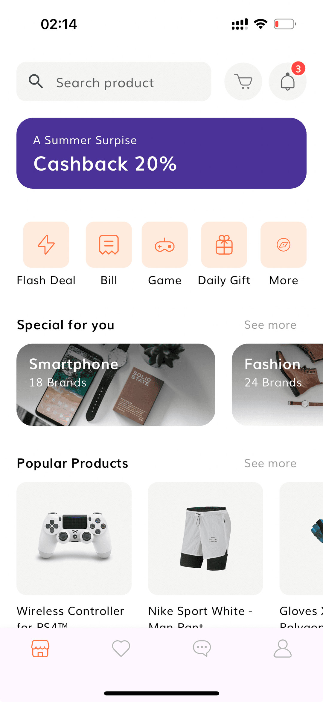 Vision Clothing Mobile App